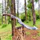 Custom Handmade Carbon Steel Blade Survival Khopesh Sword Hunting Sword Camping
