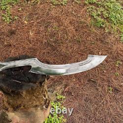 Custom Handmade Carbon Steel Blade Survival Khopesh Sword Hunting Sword Camping