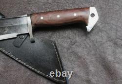 Custom Handmade Carbon Steel Blade Tactical Machete Knife Hunting Knife Camping