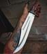 Custom Handmade D2 Tool Steel Hunting Bowie Knife Camping Knife With Sheath