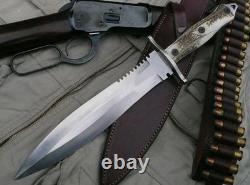 Custom Handmade D2 Tool Steel Hunting Camping Knife Dagger Knife Survival Knife