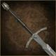 Custom Handmade Forged Witchking Sword With Genuine Leather Sheath
