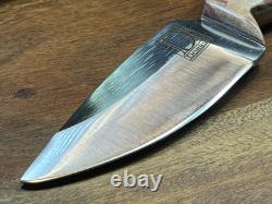 Custom Handmade USA Billy Van Texas Fixed Blade + Diomedes Leather Sheath