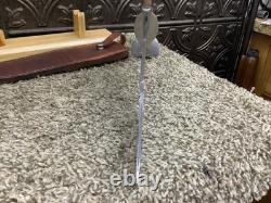 Custom Iron Wood D-Guard Bowie USA Nicholson Rasp File Knife By Ray Richards