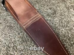 Custom Iron Wood D-Guard Bowie USA Nicholson Rasp File Knife By Ray Richards