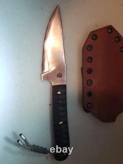 Custom handmade bushcraft knife