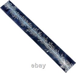 Custom made damascus steel billet bar knife making supply san mai feather