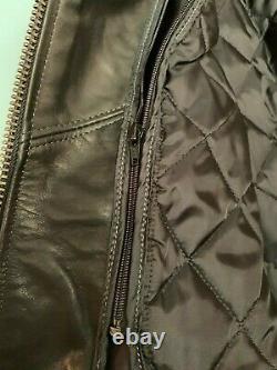 Custom made in USA. Super soft leather, vents front&back. Zip out quilted liner