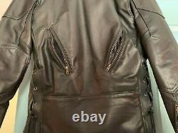 Custom made in USA. Super soft leather, vents front&back. Zip out quilted liner