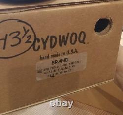 Cydwoq Hillary Sandal Leather Hand Made In USA Blue Pattern Color