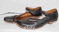 Cydwoq Penta Hand Made in USA Mary Jane Pewter Leather Shoes Womens Sz 37.5