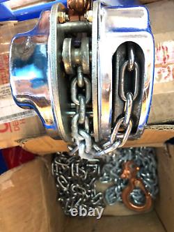 DELTA SPARKLESS Non Sparking Hand Chain Hoist 0.5Ton 3Mtr Made USA