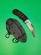 D. Hoskins Custom Handmade Damascus Neck Knife With Kydex Sheath