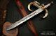 Damascus Steel Custom Handmade Stabilized Pinecone Handle Dagger Sword Fxg-79