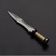 Damascus Steel Hand Made Hunting Knife Wood Handle Made In Usa