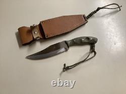 David Fabricius Death Valley USA Custom Handmade Fixed Blade Knife Custom Sheath