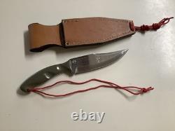 David Fabricius Death Valley USA Custom Handmade Fixed Blade Knife Custom Sheath