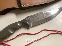 David Fabricius Death Valley USA Custom Handmade Fixed Blade Knife Custom Sheath