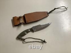 David Fabricius Death Valley USA Custom Handmade Fixed Blade Knife Custom Sheath