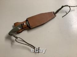 David Fabricius Death Valley USA Custom Handmade Fixed Blade Knife Custom Sheath