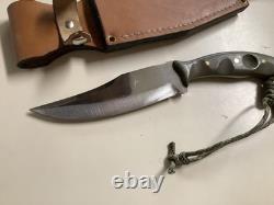 David Fabricius Death Valley USA Custom Handmade Fixed Blade Knife Custom Sheath