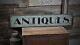 Distressed Antiques Sign Rustic Hand Made Vintage Wooden Sign