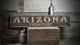 Distressed Arizona Territory Sign Rustic Hand Made Vintage Wooden