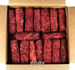 Dragon's Blood 4 inch Sage Smudge Sticks Bulk Wholesale Cost with Smudge Guide