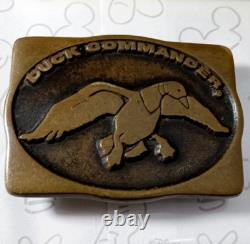 Duck Commander Anacortes Brass Works LTD USA Belt Buckle Vintage 1992 Hand Made
