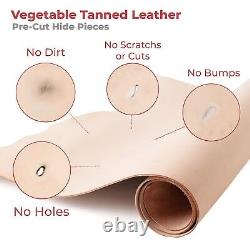 ELW Full Grain Leather Cowhide 4-5oz(1.6-2mm) Thickness Pre-Cut Vegetable Tanned