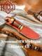 Fixed Blade Rocco Handmade 4.5 1095 Michigan Hunter Hammer Marked Dh-2229