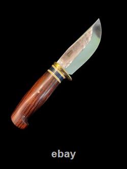 Fixed Blade Rocco Handmade 4.5 1095 Michigan Hunter Hammer Marked DH-2229