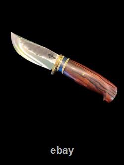 Fixed Blade Rocco Handmade 4.5 1095 Michigan Hunter Hammer Marked DH-2229