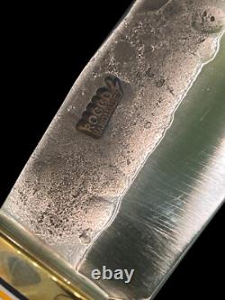 Fixed Blade Rocco Handmade 4.5 1095 Michigan Hunter Hammer Marked DH-2229