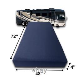 FoamRush 4 x 48 x 72 Bunk RV Mattress Travel Camper