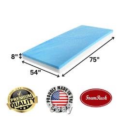FoamRush 54 x 75 Full Bed Mattress Cool Gel Memory Foam RV Medium Firm USA