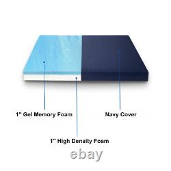 FoamRush Bunk 28 x 72 Cooling Gel Memory Foam RV Mattress Medium Firm USA