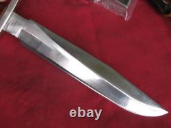 Frank Gamble Custom Handmade Hunting/Fighting Knife withSheath