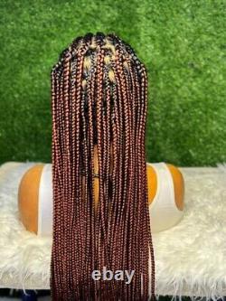 Full Lace Handmade Cornrow Braided Wig