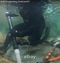 GOLD-n-SAND Hand Dredge X-Stream Hybrid Pro! USA Made Motor free! FREE SHIPPING