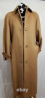 GORGEOUS Camel Cassidy Hand Tailored 100% Pure Wool Long Coat Made in USA