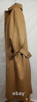 GORGEOUS Camel Cassidy Hand Tailored 100% Pure Wool Long Coat Made in USA