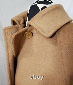 GORGEOUS Camel Cassidy Hand Tailored 100% Pure Wool Long Coat Made in USA