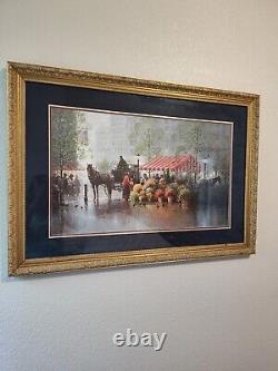 G. Harvey A Touch of Spring Limited Edition Lithograph Framed #3294/3550