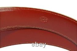 Genuine Handmade Saddle Tan Alligator Leather Belt (Made in U. S. A)