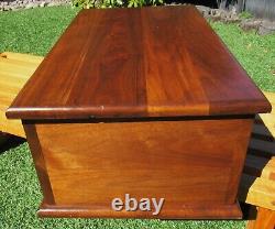 Gorgeous Large Solid Walnut MID Century Modern Vintage Box 50s 60s MCM