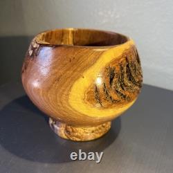 Gorgeous Live Edge Hand Turned, One of a Kind Black Walnut- Knotty Bowl! GIFT