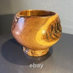 Gorgeous Live Edge Hand Turned, One of a Kind Black Walnut- Knotty Bowl! GIFT