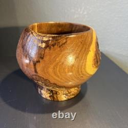 Gorgeous Live Edge Hand Turned, One of a Kind Black Walnut- Knotty Bowl! GIFT