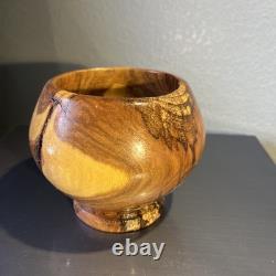 Gorgeous Live Edge Hand Turned, One of a Kind Black Walnut- Knotty Bowl! GIFT